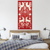 Kerstfeest Ik Canvas Afdruk (Insitu (Slaapkamer))