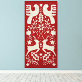 Kerstfeest Ik Canvas Afdruk (Insitu (Houten vloer))