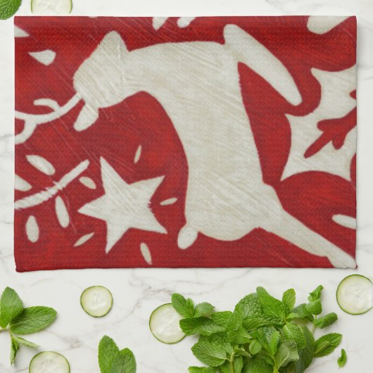 Kerstfeest Ik Theedoek (Gevouwen)