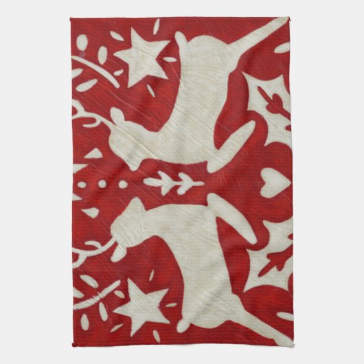 Kerstfeest Ik Theedoek (Verticaal)