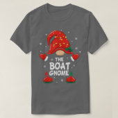 kerstfeest in Boat Gnome Matching Family T-shirt (Design voorkant)