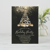 Kerstfeest in Confetti Kaart (Staand voorkant)