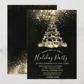 Kerstfeest in Confetti Kaart (Voorkant / Achterkant)