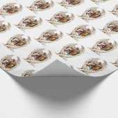 Kerstfeest in de Heilige Geest Cadeaupapier (Hoek)