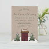 Kerstfeest in de Italiaanse familie Saltbox Kaart (Staand voorkant)