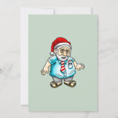 Kerstfeest in de kantoor kaart (Achterkant)