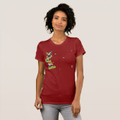 Kerstfeest in de pinguïn t-shirt (Voorkant volledig)