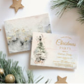 Kerstfeest in de Rustige Waterverf Boom Kaart