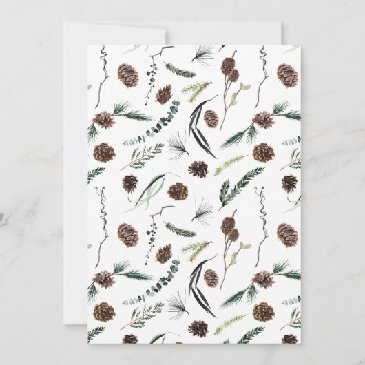 Kerstfeest in de Waterverf van de Roesti Kaart (Achterkant)