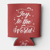 kerstfeest in de wereld blikjeskoeler (Voorkant)