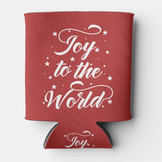 kerstfeest in de wereld blikjeskoeler (Voorkant)