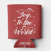 kerstfeest in de wereld blikjeskoeler (Achterkant)