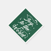 kerstfeest in de wereld servetten (Hoek)