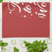 kerstfeest in de wereld theedoek (Gevouwen)