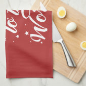 kerstfeest in de wereld theedoek (Quarter Fold)