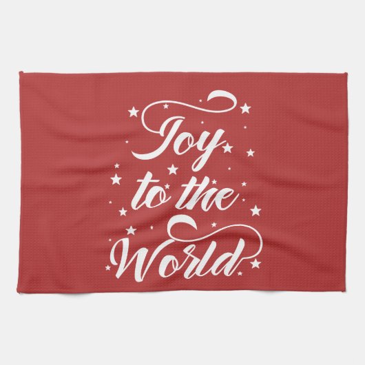 kerstfeest in de wereld theedoek (Horizontaal)