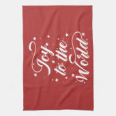 kerstfeest in de wereld theedoek (Verticaal)