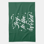 kerstfeest in de wereld theedoek (Verticaal)