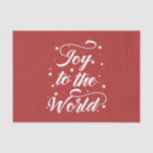 kerstfeest in de wereld tissuepapier (Voorkant)