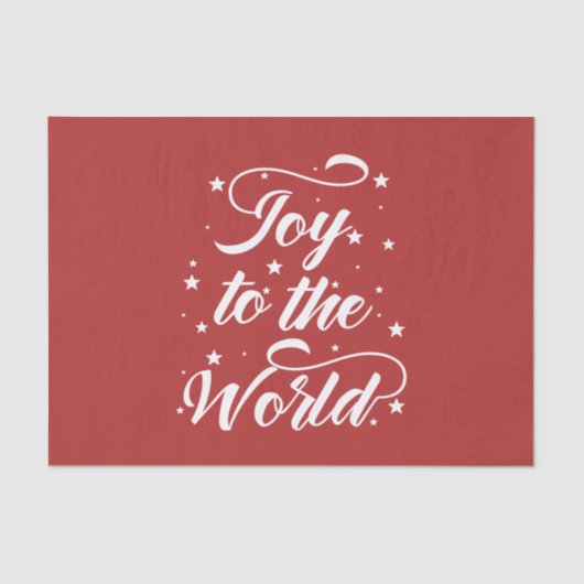 kerstfeest in de wereld tissuepapier (Voorkant)