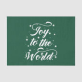 kerstfeest in de wereld tissuepapier (Voorkant)