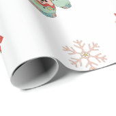 Kerstfeest in de winter cadeaupapier (Rol Hoek)