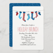 Kerstfeest in feestdag kaart (Voorkant / Achterkant)