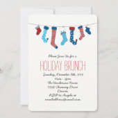 Kerstfeest in feestdag kaart (Voorkant)