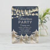 kerstfeest in het gezelschap kaart (Staand voorkant)