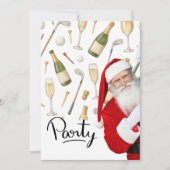 Kerstfeest in het thema van de kerstman kaart (Voorkant)