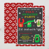 Kerstfeest in het zweet kaart (Voorkant / Achterkant)