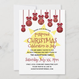 KERSTFEEST IN JULI BBQ-FEEST KAART