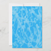 Kerstfeest In Juli Feest Uitnodiging (Achterkant)