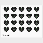Kerstfeest in juli grappig hart sticker (Vel)