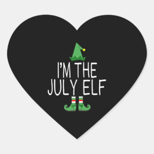 Kerstfeest in juli grappig hart sticker