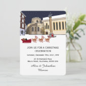 Kerstfeest in Londen Kaart (Staand voorkant)