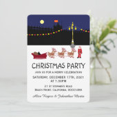 Kerstfeest in Madrid Kaart (Staand voorkant)