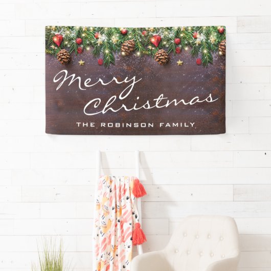 Kerstfeest in Oostenrijk Spandoek (Insitu)