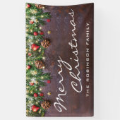 Kerstfeest in Oostenrijk Spandoek (Verticaal)