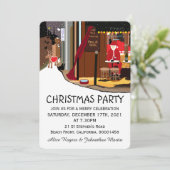 Kerstfeest in Parijs Kaart (Staand voorkant)