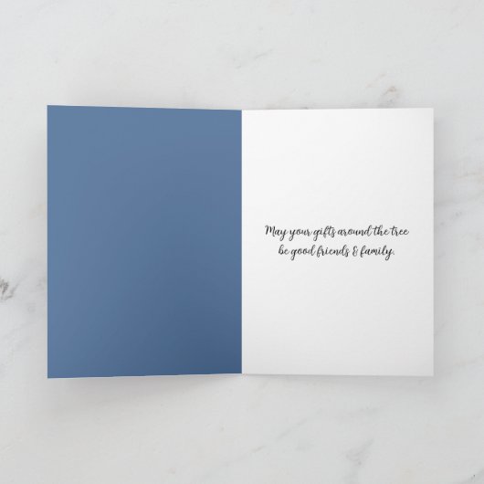 Kerstfeest in Penguin Feestdagen Kaart (Binnen)