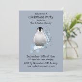 Kerstfeest in Penguin Kaart (Staand voorkant)