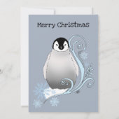 Kerstfeest in Penguin Kaart (Achterkant)