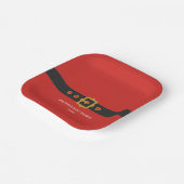 Kerstfeest in Santa Baby Papieren Bordje (Gebogen)