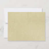 Kerstfeest in Santa Hat Dank je wel Kaart (Achterkant)