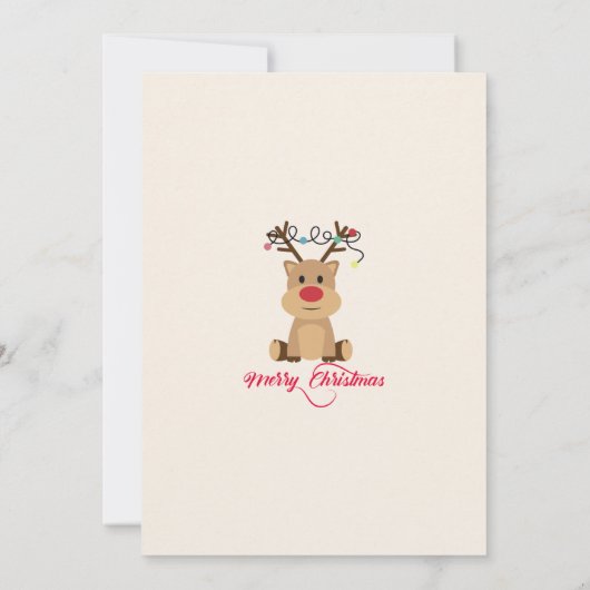 Kerstfeest in Santa Merry Kaart (Achterkant)