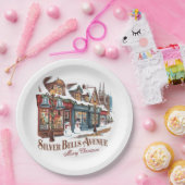 Kerstfeest in  stijl papieren bordje (Feest)