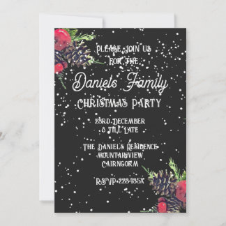 Kerstfeest in vintage stijl kaart