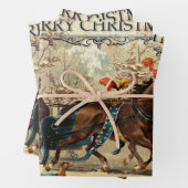  kerstfeest inpakpapier vel (In situ)