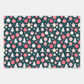 kerstfeest inpakpapier vel (Voorkant 2)